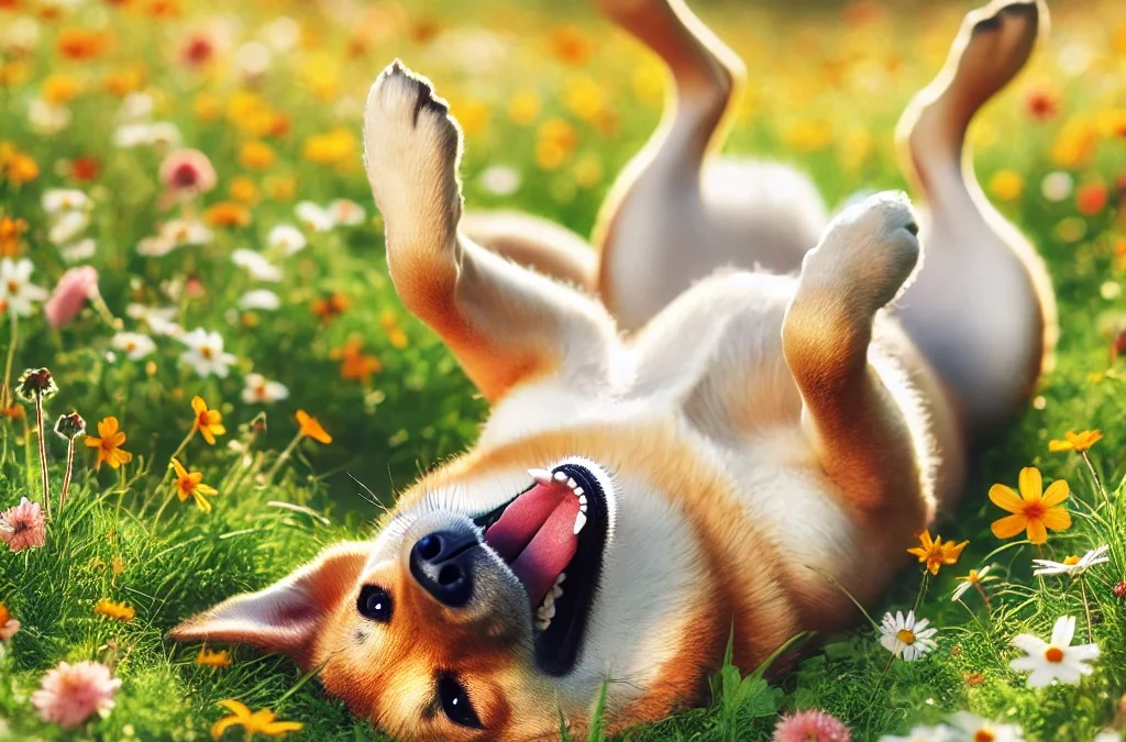 Pourquoi les chiens se roulent dans le caca​ ?