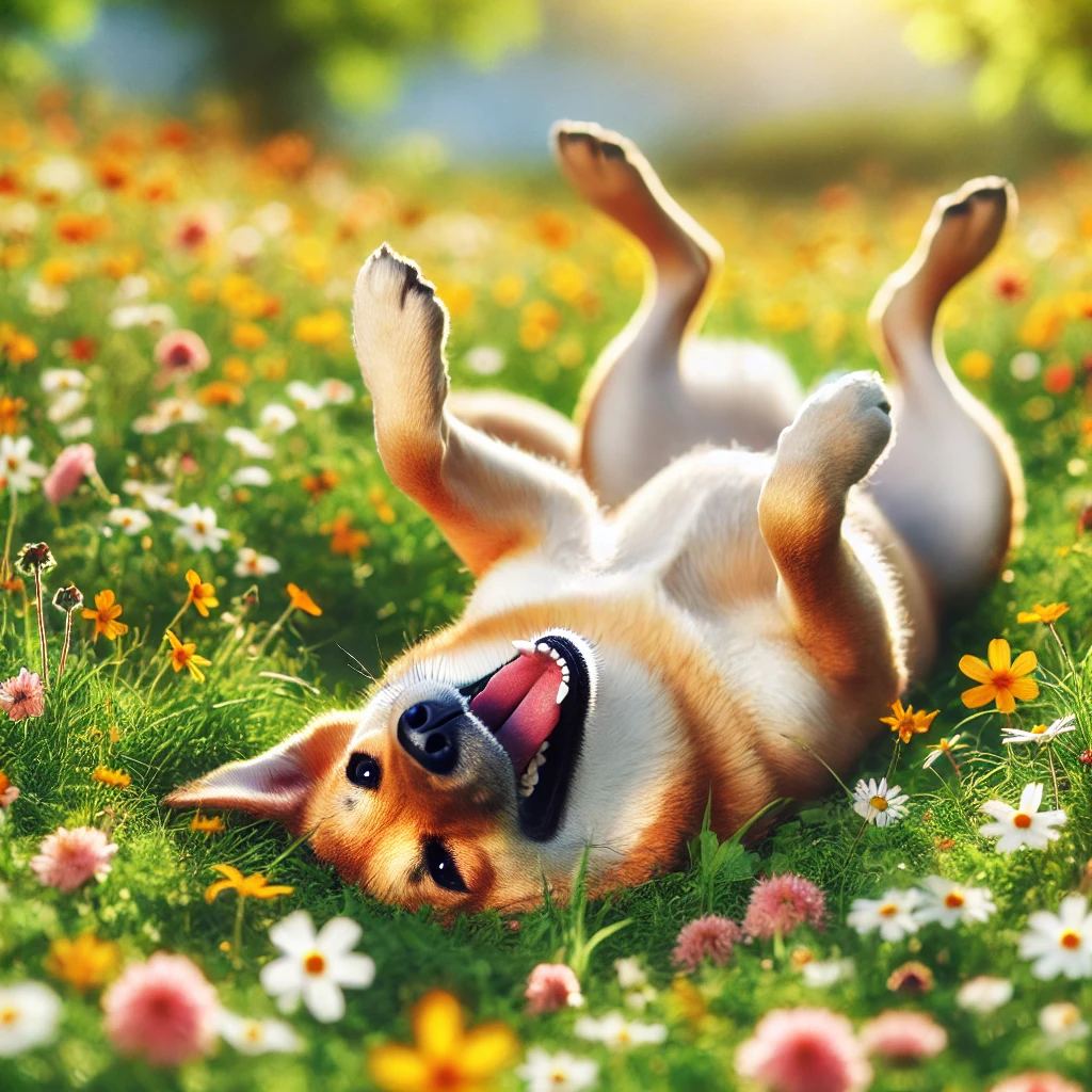 pourquoi les chiens se roulent dans le caca​ ?